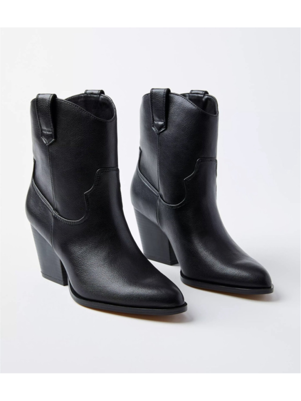 NWT Ann Taylor LOFT Black Western Boots
